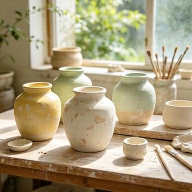 Glaçage de poterie bricolage