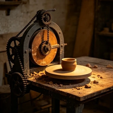 Petit tour de poterie